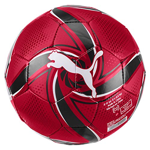 PUMA ACM Future Flare Mini Ball Balón de Fútbol, Adultos Unisex, Tango Red Black