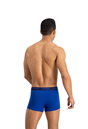 Puma Basic Trunk 2P, Boxer hombre (Pack de 2), Azul ( True Blue), S