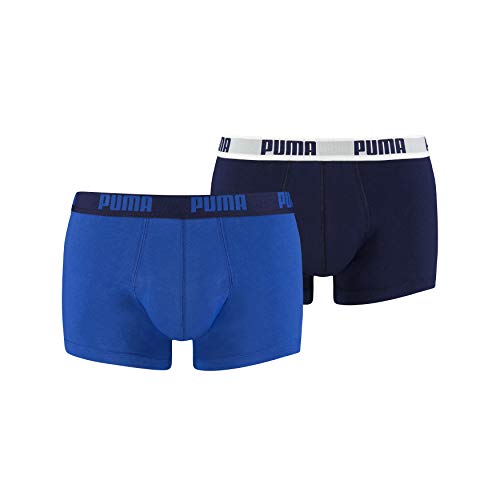 Puma Basic Trunk 2P, Boxer hombre (Pack de 2), Azul ( True Blue), S