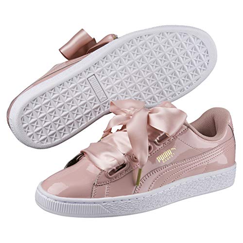 Puma Basket Heart Patent Wn's, Zapatillas para Mujer, Beige (Peach Beige), 36 EU