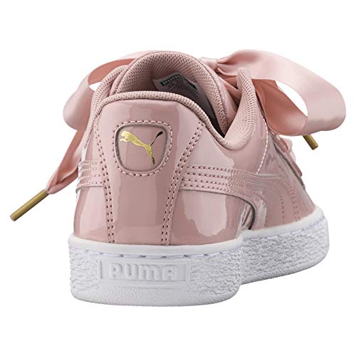 Puma Basket Heart Patent Wn's, Zapatillas para Mujer, Beige (Peach Beige), 36 EU