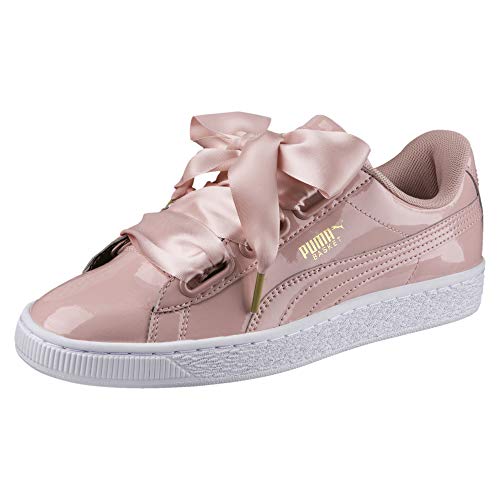 Puma Basket Heart Patent Wn's, Zapatillas para Mujer, Beige (Peach Beige), 36 EU