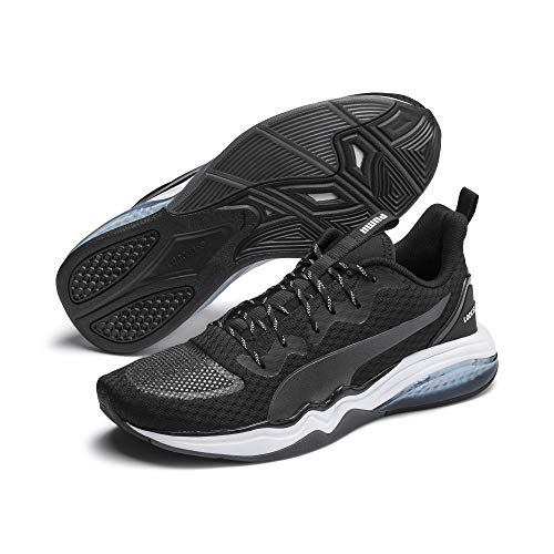 PUMA LQDCELL Tension, Zapatillas Deportivas para Interior para Hombre, Negro (Puma Black/Puma White), 43 EU