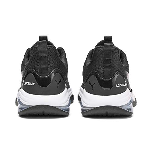 PUMA LQDCELL Tension, Zapatillas Deportivas para Interior para Hombre, Negro (Puma Black/Puma White), 43 EU