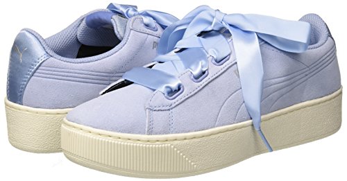 Puma Vikky Platform Ribbon S, Zapatillas para Mujer, Azul (Cerulean-Cerulean), 41 EU