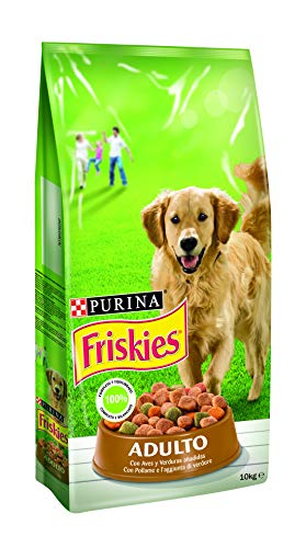 Purina Friskies Pienso para Perro Adulto Aves y Verduras 10 Kg