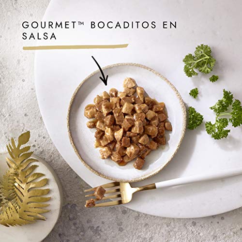 Purina Gourmet Gold Bocaditos en Salsa comida para gatos con Pollo e Higado 24 x 85 g