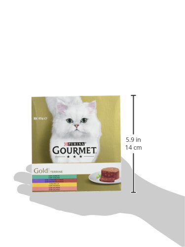 Purina Gourmet Gold Tarrine comida para gatos Surtido 12 x [8 x 85 g]