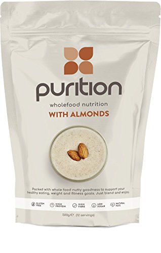 Purition Batido de proteínas de Almendras (500g). Batido para el desayuno