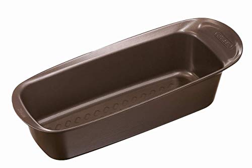 Pyrex Asimetria Moldes para Pan y plumcake, Metal, Marrón, 26 cm