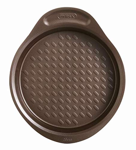 Pyrex Asimetria Moldes Redondos, Metal, Marrón, 26 cm