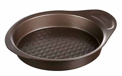 Pyrex Asimetria Moldes Redondos, Metal, Marrón, 26 cm