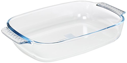 Pyrex Classic Vidrio - Fuente rectangular para horno, 30 x 19 cm