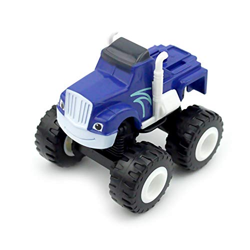 Pywee 6 Pack Transformers Blaze The Monster Machines - Juego de 6 Piezas de Juguete para Coches de camión