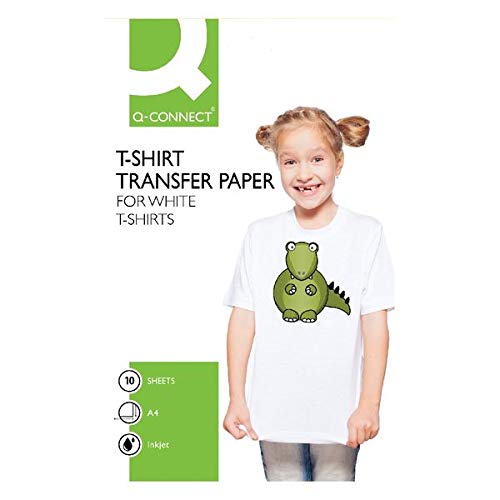 Q-Connect Papel Transferencia Para Tela KF01430 Din A4 -Bolsa De 10 Hojas