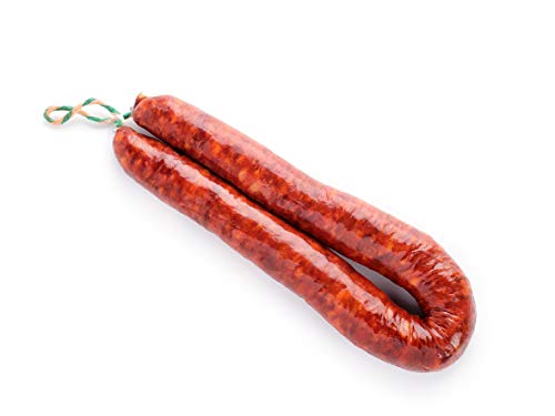 Qalat - Cesta Gourmet de Embutidos: 1 Chorizo de Ciervo, 1 Chorizo Calidad Extra, 1 Salchichón de Ciervo, 1 Longaniza de Aragón