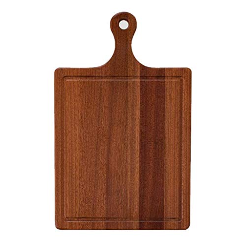 Qianduoduo888 Tabla De Cortar La Pizza, La Pizza Bandeja De Madera con Mango De Charcutería Queso Junta Filete Junta para Pizza Casera Queso Frutas Y Pasteles (Size : L)