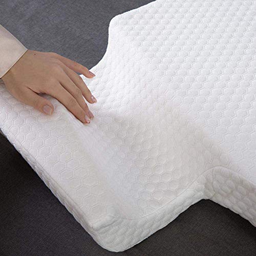 QIDIAN Chillow Almohada, Parejas Almohada, arqueado Abrazo Almohada Side Sleeper Apoyabrazos Almohada, Almohada Cervical Ayuda del Cuello, para aliviar el Dolor