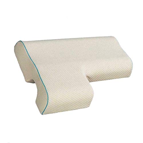 QIDIAN Chillow Almohada, Parejas Almohada, arqueado Abrazo Almohada Side Sleeper Apoyabrazos Almohada, Almohada Cervical Ayuda del Cuello, para aliviar el Dolor