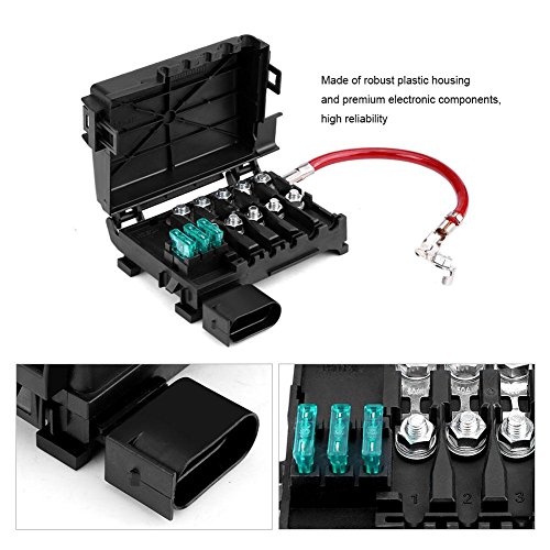 Qiilu Terminal de Caja de fusibles de batería Titular para OE:1J0937550A