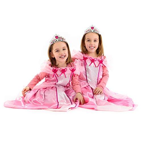 QIMEI-SHOP Niños Princesa Tiara 8 Piezas Corona Conjunto Dress up Accesorios para Niñas Cumpleaños Fiesta