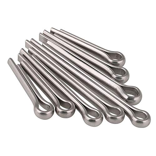 QINGRUI Household Tools 304 Acero Inoxidable chaveta Snap Pin Silbato Horquilla T-Pin de Acero 25pcs Pin Easy to Install (Color : M2.5, Size : 55mm)