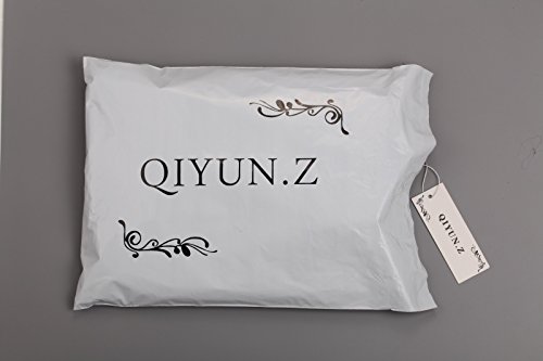 QIYUN.Z Las Mujeres Ocasionales De La Manga Larga Boton De La Gasa De Cuello En V Dobladillo Irregular De Decoracion Camisas Tapas