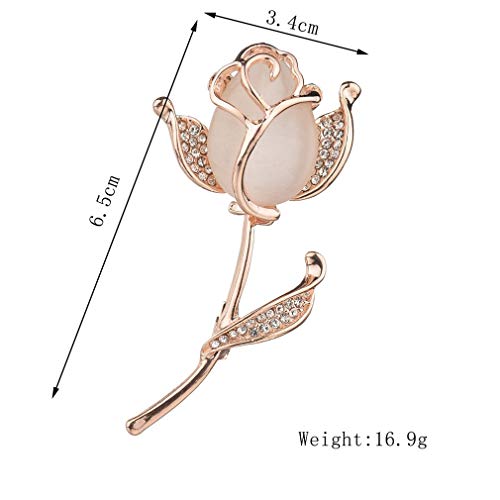 Quadruped Crab Insignias De Boda Alfileres De Solapa Bowknot Alfileres De Esmalte De Tulipán Rama De Hoja De Arce Bufandas Hebilla,Alfileres De Cuello para Hombres y Mujeres Crystal Tulip 2pcs