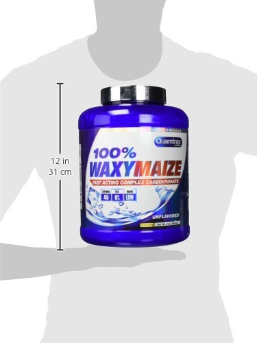 Quamtrax Nutrition 100% Waxy Maize 5LB Suplementos de Carbohidratos, 2267 gr