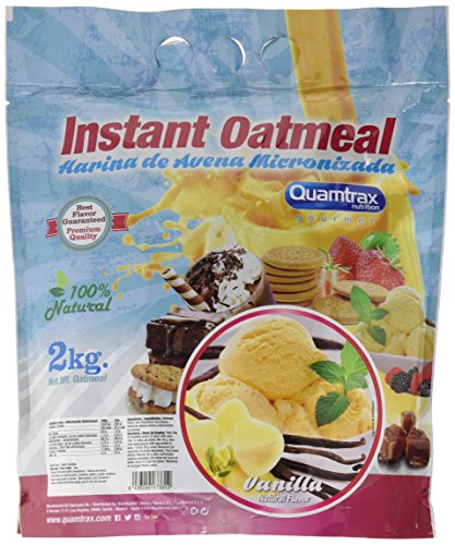 Quamtrax Nutrition Avena Instantánea, Sabor Vainilla - 2000 gr