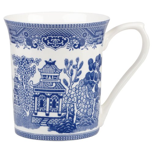 Queens Churchill China Blue - Taza, Color Azul