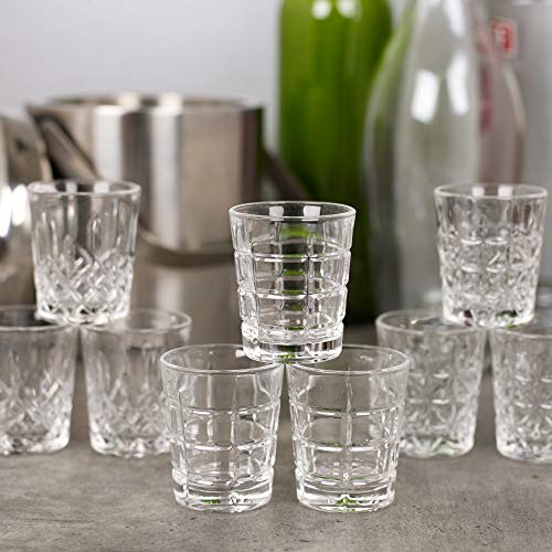 Queensway vasos de chupito de alta calidad, 12x Marina Shot Glasses