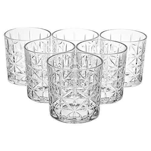 Queensway - Vasos de whisky (6 unidades, en caja de regalo), 6x Regency Whiskey Tumblers