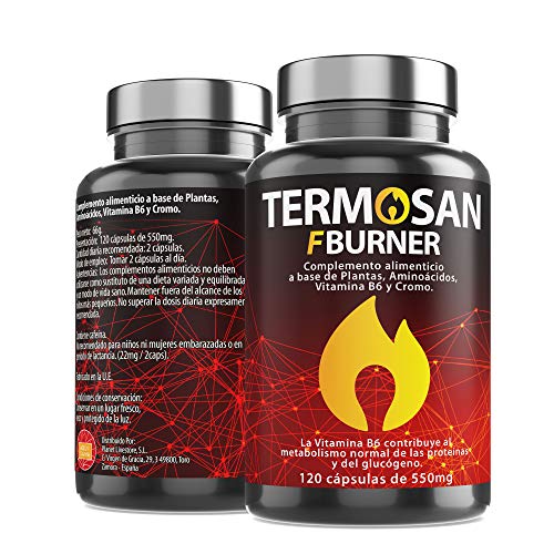 Quemagrasas Natural Termogénico Adelgazante Fat Burner | Supresor de Apetito |Garcinia Cambogia + L-Carnitina + Té verde + Guaraná | Quemador de Grasa Para Mujeres y Hombres (120 CAP) - Aquisana