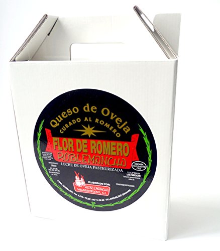 Queso de oveja curado al romero "Flor de Romero" Roblemancha 3 kg