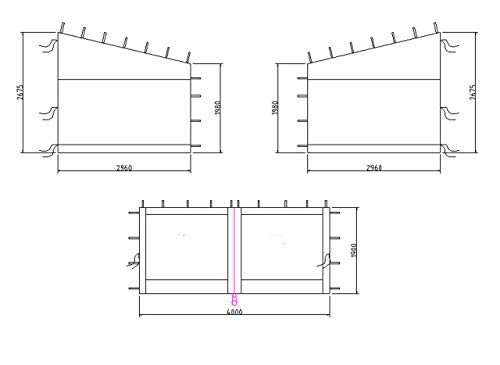 QUICK STAR 3 Paredes Laterales para Tienda de Pared Pergola 3x4m Antracita