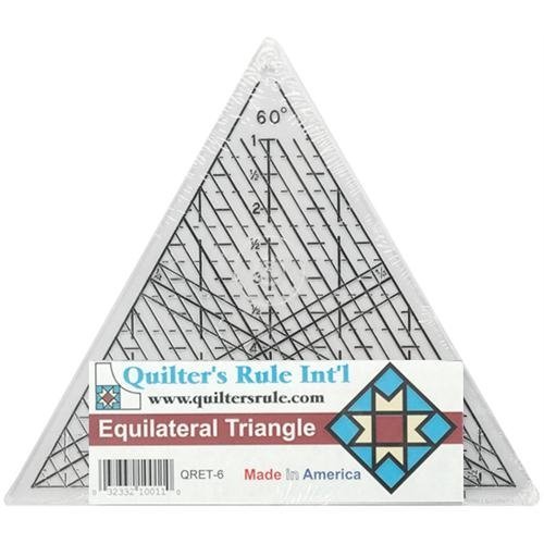 Quilter 's Rule 7 3/4-inch triángulo equilátero Regla