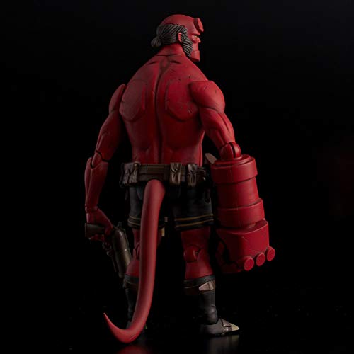 QYF Dark Horse Comics Juguetes Figura de acción de Hellboy, de PVC de 6 Pulgadas Super Hero, articulación móvil, Decoración Infantil for Adultos de Coches Estatua colección del Regalo, 16cm