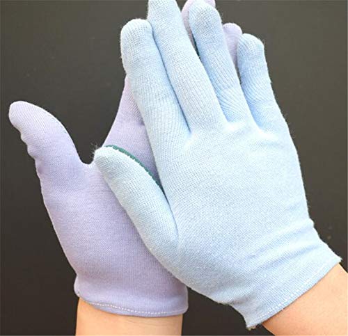 QYL 10 Guantes par de tracción sobre el algodón Guantes de operación de Seguro Laboral algodón Grueso Etiqueta Guantes Color al Azar