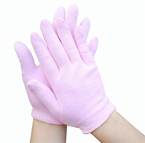 QYL 10 Guantes par de tracción sobre el algodón Guantes de operación de Seguro Laboral algodón Grueso Etiqueta Guantes Color al Azar