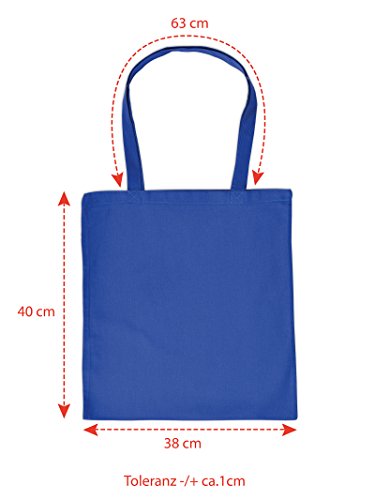 Rahmenlos – Bolsa <-> Jubilado, bajo Natural – <-> divertido regalo celebración y barbacoas, Goodman Diseño ® Royal de color azul