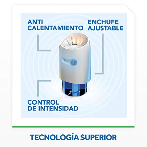 Raid - Difusor electrico Protection+ Anti Mosquitos Comunes y Tigre, 60 Noches, difusor + recambio