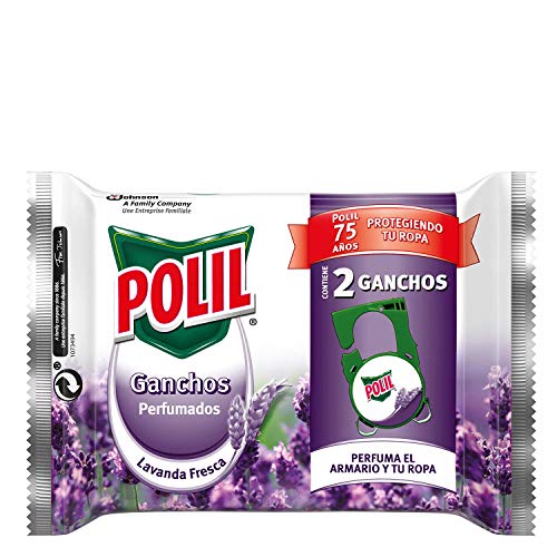 Raid Polil Perfumador, 2 Ganchos, Lavanda Fresca, 2 Unidades