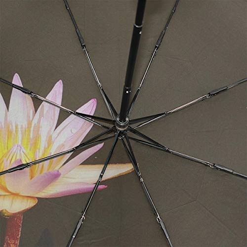 Rain Umbrella Windproof Lotus West Java Indonesian Windproof Compact Umbrella Kids Rain & Wind Resistant Compact and Lightweight For Business and Travels