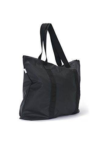 Rains Tote Bag Bolso de Mano, Unisex Adultos, Negro (Black)