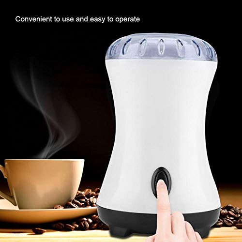 RANGWOCONGGUAN Nueva 240v 220v 400W Mini Máquinas De Café Eléctrico De Sal De Cocina Molino Triturador De Gran Alcance Nueces Especias Moler El Café Semillas De Frijol Máquina,Blanco