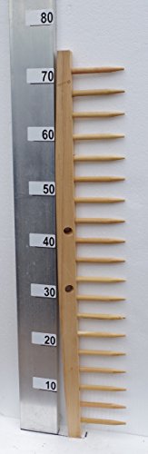 Rastrillo De Madera De 19 dientes ad uso Agricolo y para orticoltura-giardinaggio