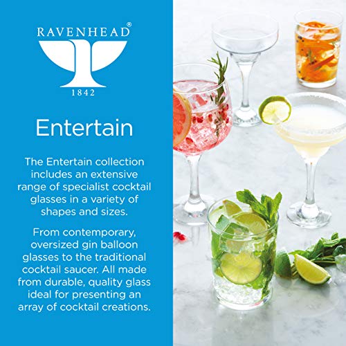 Ravenhead Entertain Vasos de Globo Gin – Set 6 65 cl, 16 x 12 x 20 cm
