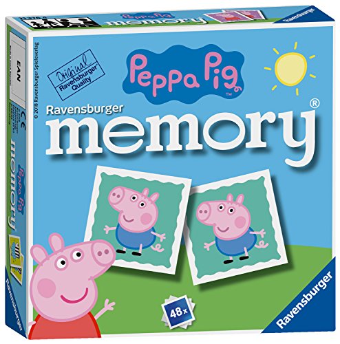 Ravensburger Peppa Pig-Mini memoria para niños a partir de 3 años clásico a juego de pares, 0 (21376) , color/modelo surtido