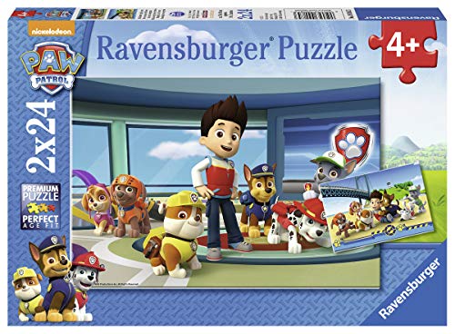 Ravensburger - Puzzle 2 x 24, Paw Patrol B (09085)